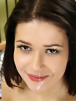 Nubiles.net Nitca - Nitca plays well that stiff cock before getting fucked on her bed for a cum explosion on her face